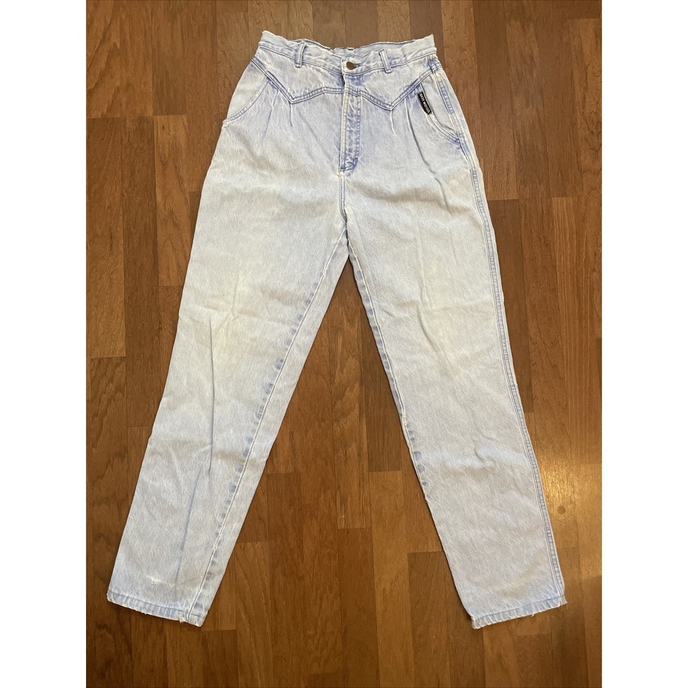 Vtg Rocky Mountain Jeans Womens 11/12 High Rise Bareback Western 90s Distressed